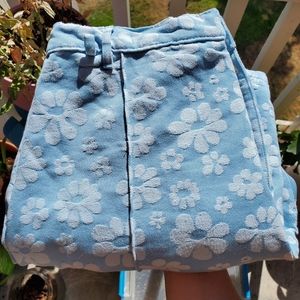 Big Bud Press Lazy Daisy Jacquard Western Pants - Blue - SIZE L